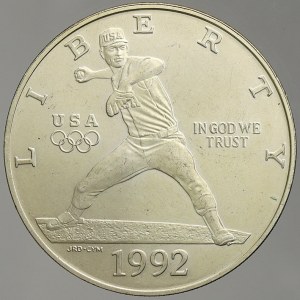 USA. 1 dollar 1992 D olympiáda