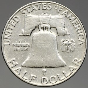 USA. ½ dollar 1953 D