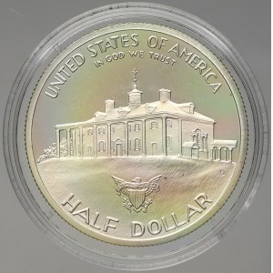 USA. ½ dollar 1982 S 250 let Washington