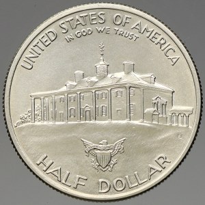 USA. ½ dollar 1982 D 250 let Washington