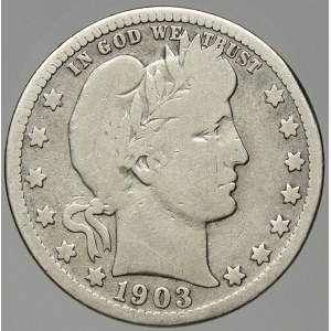 USA. ¼ dollar 1903 S
