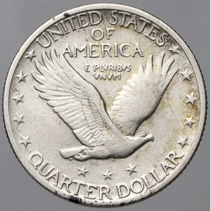 USA. ¼ dollar 1927 Liberty. KM-145. dr. hr.