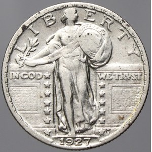 USA. ¼ dollar 1927 Liberty. KM-145. dr. hr.