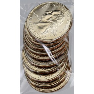 USA. ¼ dollar 2007 D, P americké státy