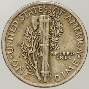 USA. 1 dime 1920. KM-140