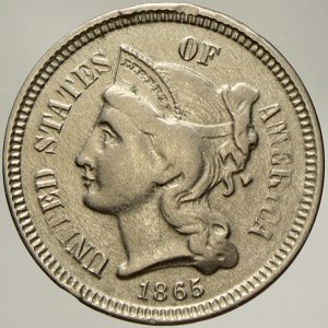 USA. 3 cent 1865