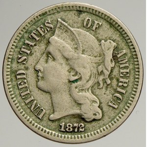 USA. III cent 1872. KM-95