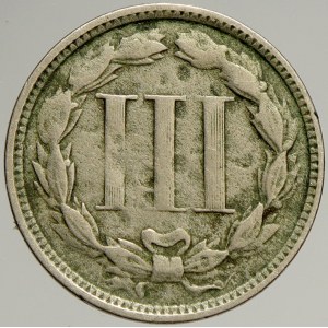 USA. III cent 1872. KM-95