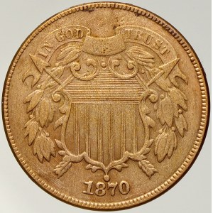 USA. 2 cent 1870