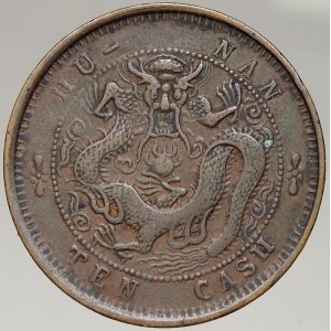 Čína – Hu-Nan. 10 cash b.l. (1902-06). Y-112