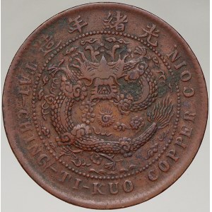 Čína – Kiang-Nan. 10 cash b.l. (1906). Y-10