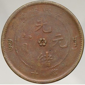 Čína – Kiangsi. 10 cash b.l. (1902). Y-152.2