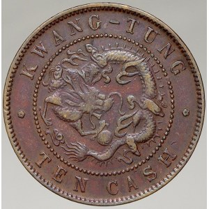 Čína – Kwang-Tung. 10 cash b.l. (1908). Y-193