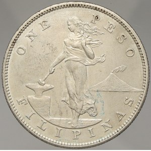 Filipíny. Republika pod správou USA (1903-46). 1 peso 1903. KM-168
