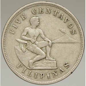 Filipíny. 5 centavos 1903. KM-164