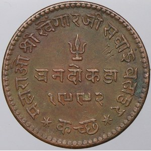 Indie – Kutch. Khen Garji III. (1875-1942). 3 dokdo 1935. KM-57