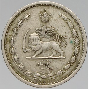 Írán. 5 dinar AH 1310/1931. KM-1123