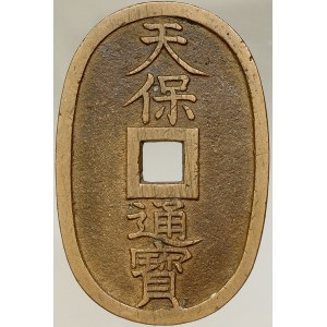 Japonsko. 100 mon 1835-1870. KM-7.2