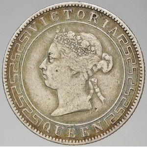 Sri Lanka (Ceylon). Viktorie (1837-1901). 50 cent 1893. KM-96