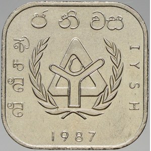 Sri Lanka (Ceylon). 10 rupie 1987 1987. KM-149