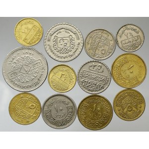 Sýrie. Konvolut syrských mincí z let 1948-1971