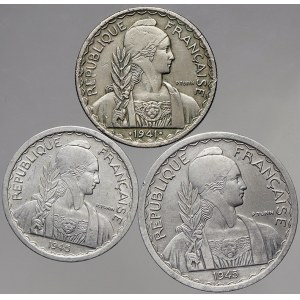 Vietnam – Francouzská Indočína. 20 centimes 1945, 10 centimes 1941 S