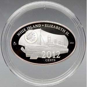 Niue. 2012 cent 2012 100. výročí potopení Titanicu.