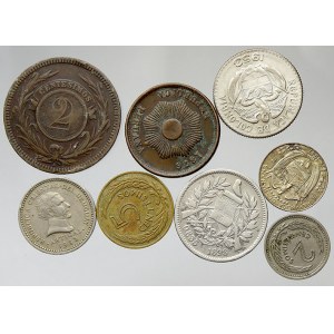 Konvoluty. Konvolut mincí z jižní Ameriky, včetně Ag mincí