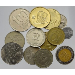 Konvoluty. Israel - konvolut mincí z let 1949 - 2016