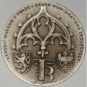 Knobloch Milan. 600. výročí úmrtí Karla IV. Stříbro (31 g) 40 mm