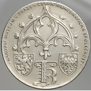 Knobloch Milan. 600. výročí úmrtí Karla IV. Bronz postř. (31 g) 40 mm