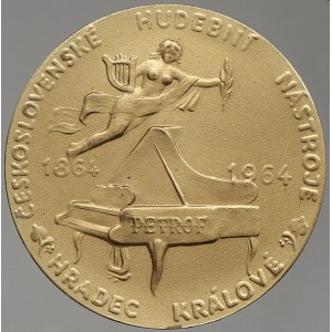 Hradec Králové. Československé hudební nástroje PETROF 1864 - 1964.