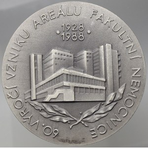 Hradec Králové. 60. výročí vzniku areálu Fakultní nemocnice 1928 - 1988.