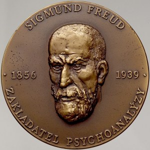 Olomouc. 130. výročí pobytu Sigmunda Freuda v Olomouci. Bronz, etue