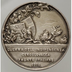 evropské medaile. Itálie. Československé legie v Itálii 1918.