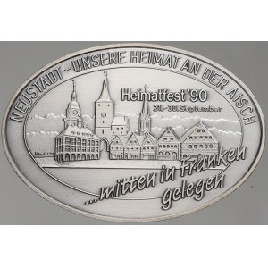 evropské medaile. Německo – BRD. Neustadt an der Aisch – Heimatfest 1990. 