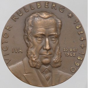 evropské medaile. Švédsko. Medaile Akademie inženýrských věd za rok 1962. Victor Kullberg