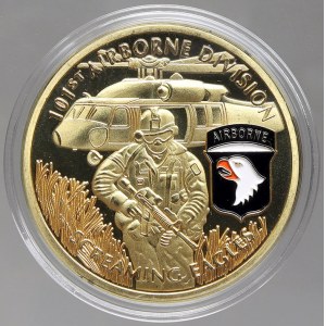 mimoevropské medaile. USA. Medaile 101. výsadkové divize US Army – Screaming Eagles.