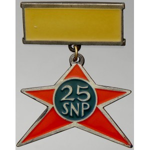 Československo. Pam. odznak (hvězda) k 25. výročí SNP 1944 – 1969 ZVOLEN.