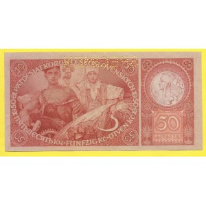 ČSR 1919 – 1938. 50 Kč 1929, s. Ab. H-24bS1, perf. SPECIMEN