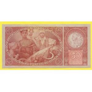 ČSR 1919 – 1938. 50 Kč 1929, s. Eb. H-24bS1. perf. SPECIMEN