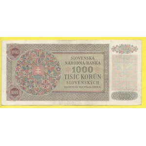 Slovensko 1939 – 1945. 1000 Ks 1940, s. 5Á5 H-51a