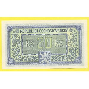 ČSR 1945 – 1953. 20 Kčs (1945), s. HV. H-72a