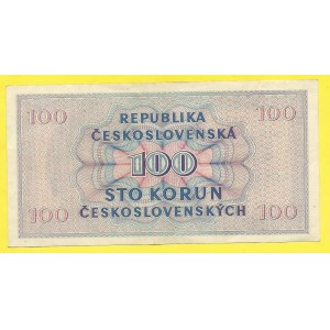 ČSR 1945 – 1953. 100 Kčs 1945, s. A03. H-77b