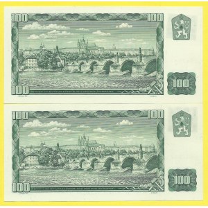 Česká republika. 100 Kč/Kčs 1961/(93), s. G80, 83. H.-CZ4b. stejné číslo