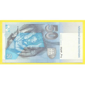 Slovenská republika. 50 Sk 1993, s. C. H-SK7a