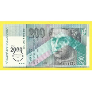 Slovenská republika. 200 Sk 1993/99, s. A. H-SK30a