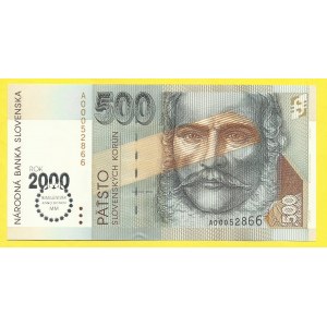 Slovenská republika. 500 Sk 1993/99, s. A. H-SK31a