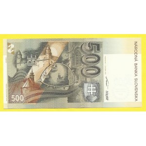 Slovenská republika. 500 Sk 1993/99, s. A. H-SK31a
