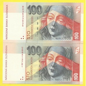Slovenská republika. 100 Sk 2004, s. R, U. H-SK43a1